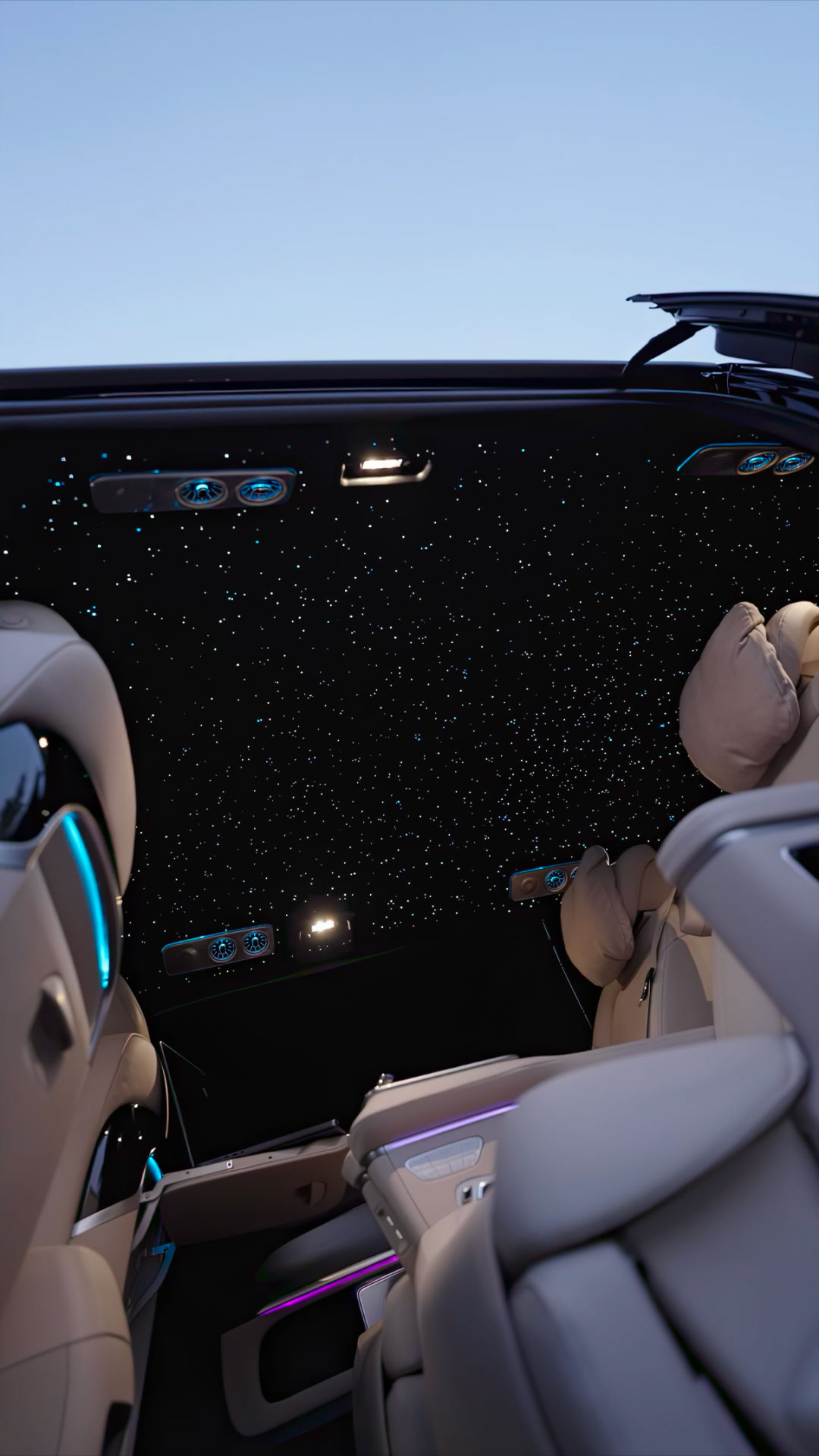 Sternenhimmel im Auto – VIP-Ausstattung von Driving Custom